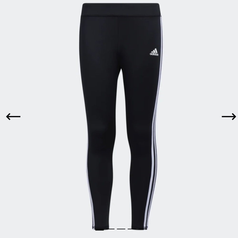 Black Adidas Fitted Leggings Sweatpants size xs